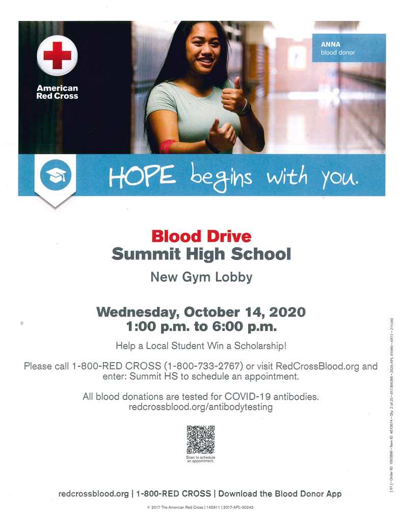 blood drive flyer